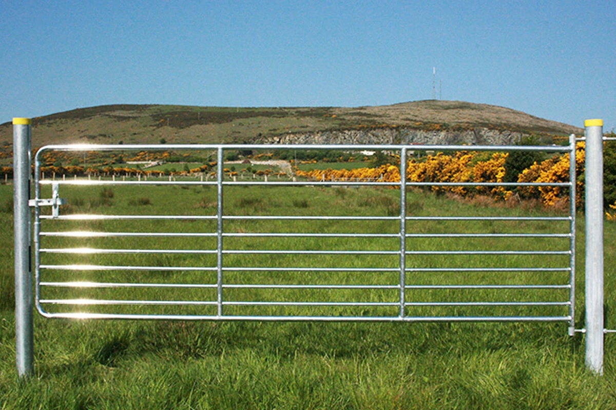customized galvanized farm gates